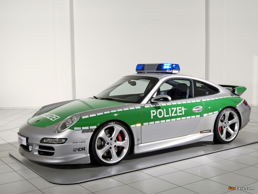 TechArt Porsche 911 Carrera S Polizei (997) 2007 wallpapers (1024 x 768)