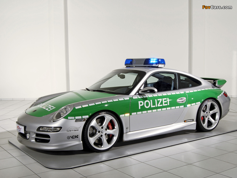 TechArt Porsche 911 Carrera S Polizei (997) 2007 wallpapers (800 x 600)
