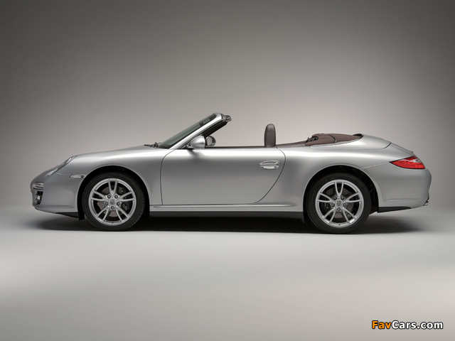 Porsche 911 Carrera 4 Cabriolet (997) 2008–12 wallpapers (640 x 480)