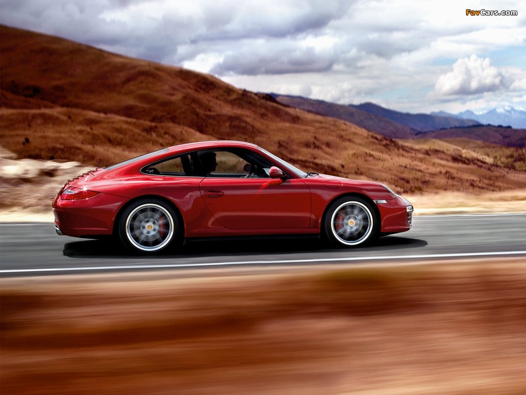 Porsche 911 Carrera 4S Coupe (997) 2008–12 wallpapers (1024 x 768)