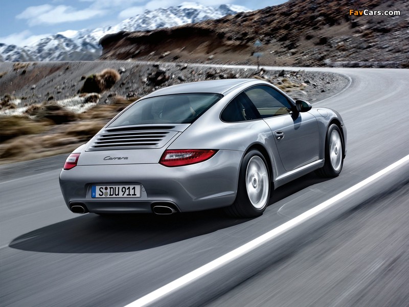 Porsche 911 Carrera Coupe (997) 2008–11 wallpapers (800 x 600)