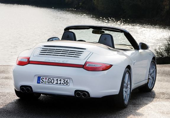 Porsche 911 Carrera 4S Cabriolet (997) 2008–12 wallpapers