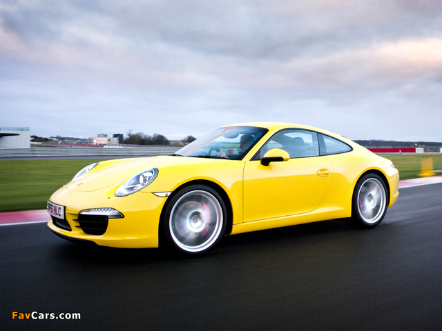 Porsche 911 Carrera S Coupe UK-spec (991) 2011 wallpapers (640 x 480)