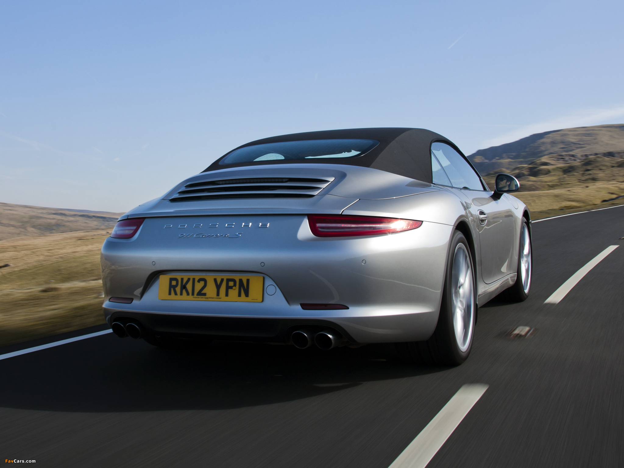 Porsche 911 Carrera S Cabriolet UK-spec (991) 2011 wallpapers (2048 x 1536)