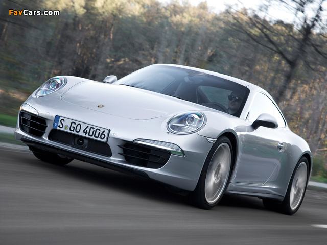 Porsche 911 Carrera 4 Coupe (991) 2012 wallpapers (640 x 480)