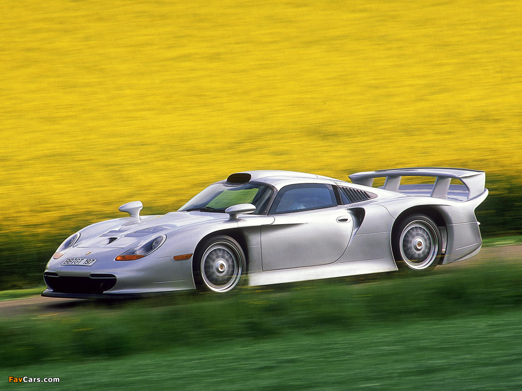 Porsche 911 GT1 Strabenversion (996) 1997 wallpapers (1024 x 768)