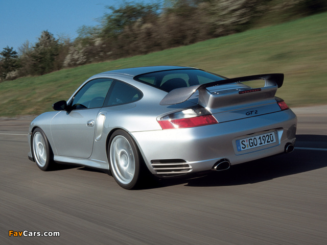 Porsche 911 GT2 (996) 2004–05 photos (640 x 480)