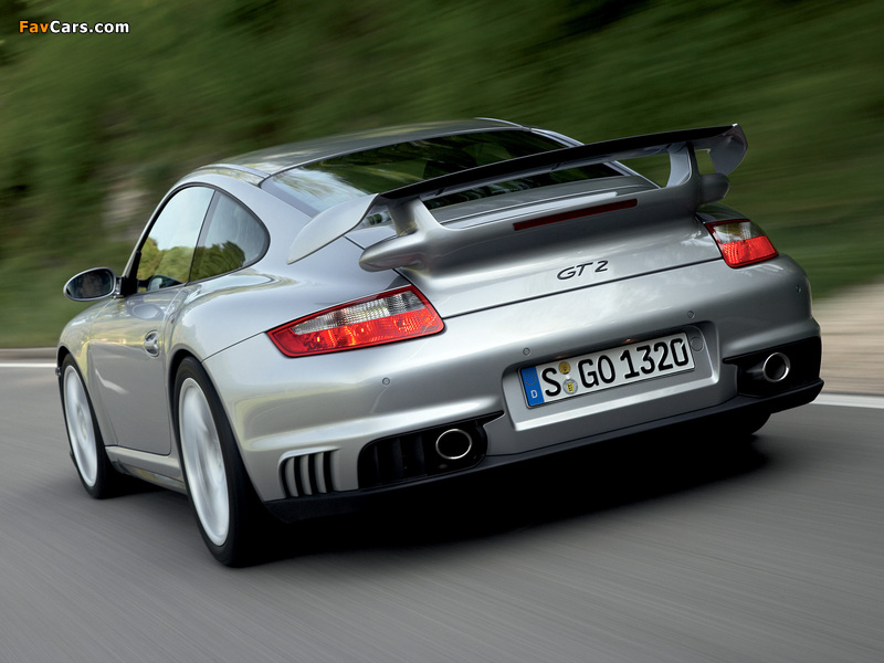 Porsche 911 GT2 (997) 2007–10 wallpapers (800 x 600)