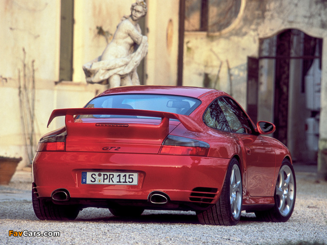 Porsche 911 GT2 (996) 2001–03 wallpapers (640 x 480)