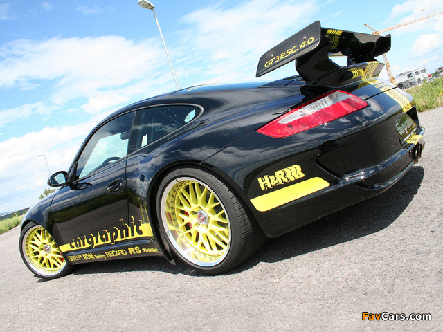 Photos of Cargraphic Porsche 911 GT3 RSC 4.0 (997) 2007–09 (640 x 480)