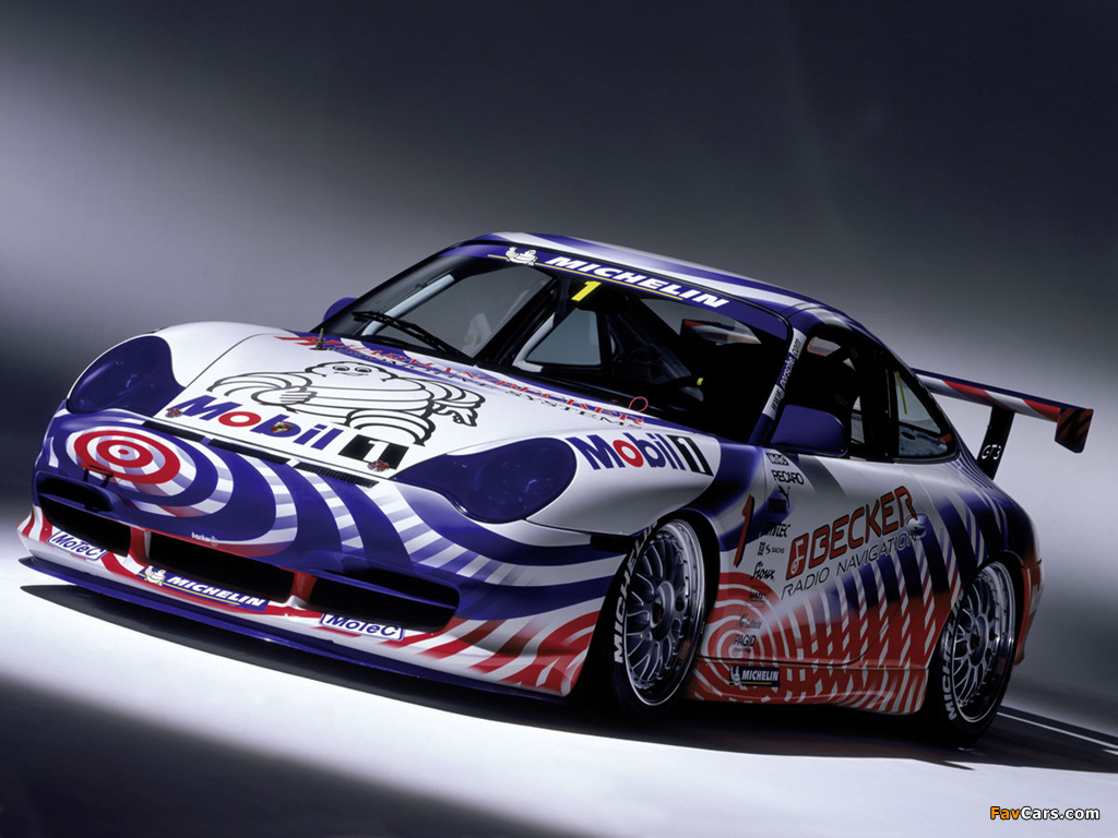Porsche 911 GT3 R (996) 1999–2000 wallpapers (1024 x 768)