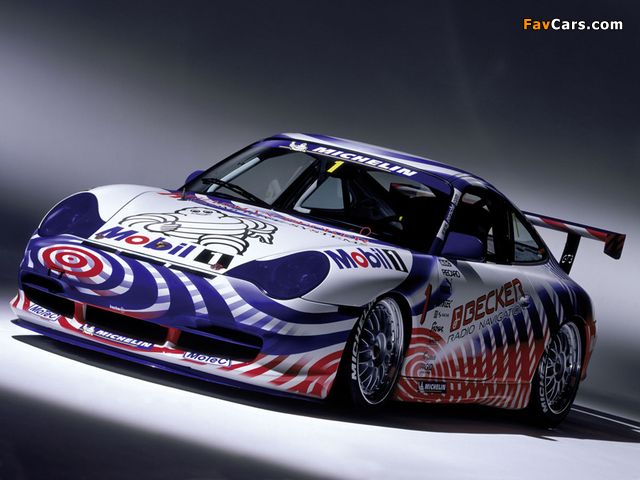 Porsche 911 GT3 R (996) 1999–2000 wallpapers (640 x 480)