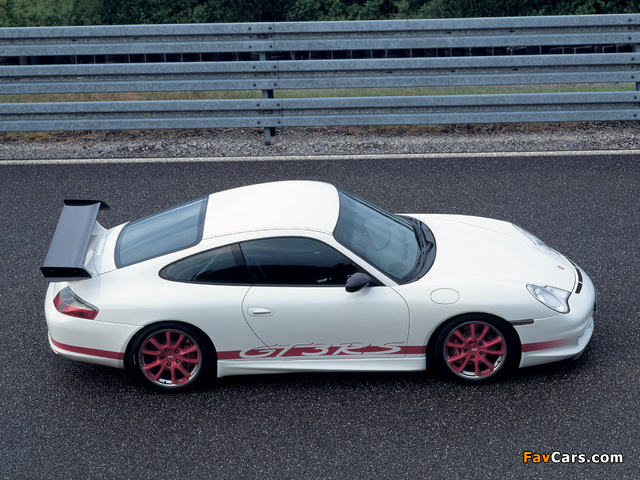Porsche 911 GT3 RS (996) 2003–05 images (640 x 480)
