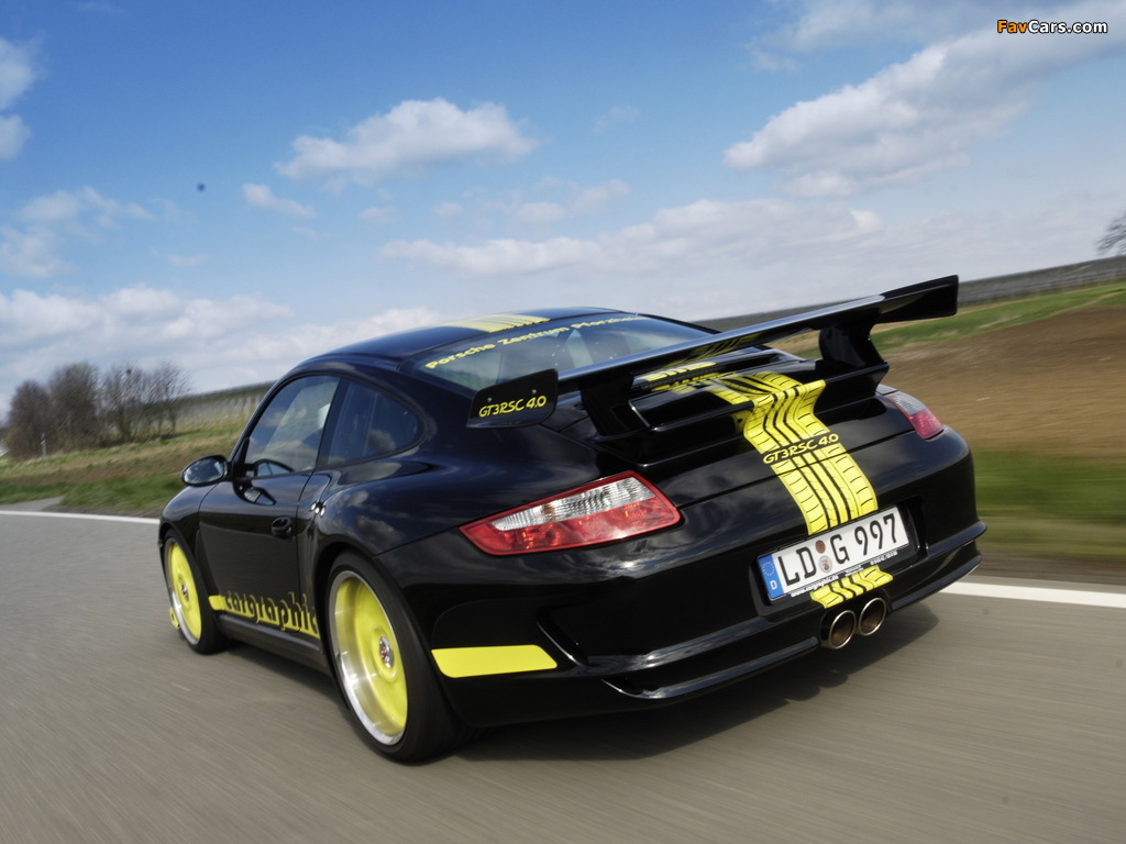 Cargraphic Porsche 911 GT3 RSC 4.0 (997) 2007–09 wallpapers (1024 x 768)