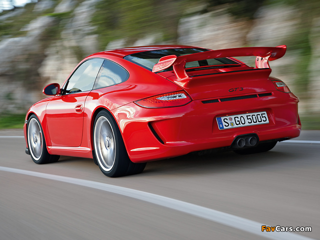 Porsche 911 GT3 (997) 2009–13 photos (640 x 480)