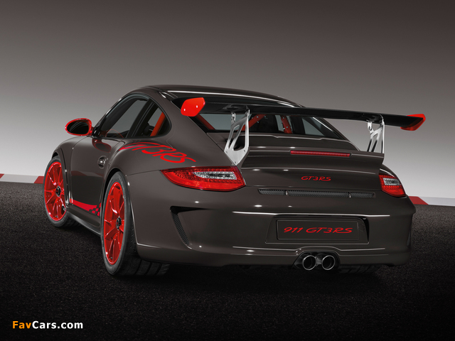 Porsche 911 GT3 RS (997) 2009 photos (640 x 480)