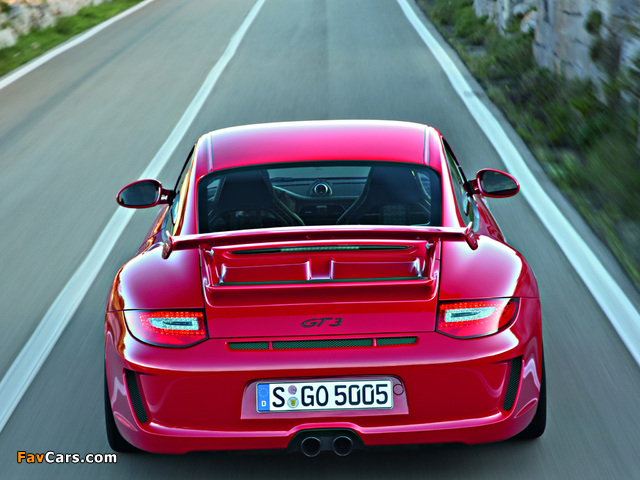 Porsche 911 GT3 (997) 2009–13 wallpapers (640 x 480)