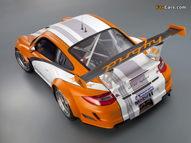 Porsche 911 GT3 R Hybrid 2.0 (997) 2011 wallpapers (640 x 480)