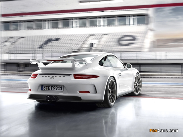 Porsche 911 GT3 (991) 2013 pictures (640 x 480)