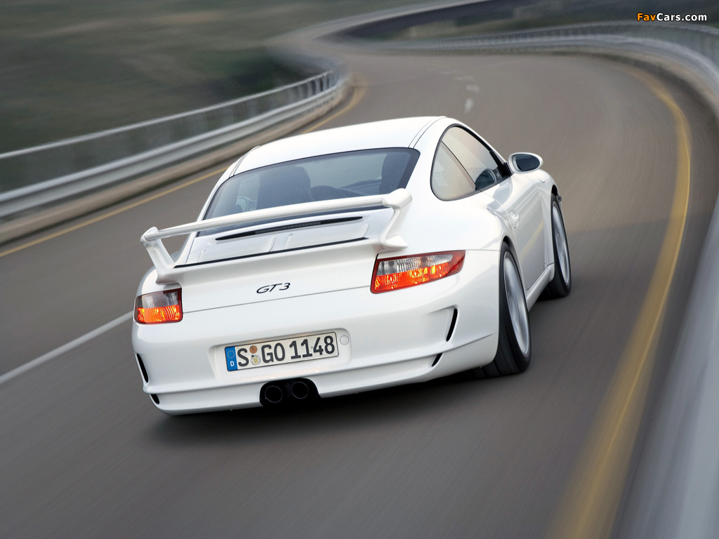 Porsche 911 GT3 (997) 2006–09 wallpapers (1024 x 768)