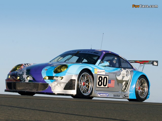 Porsche 911 GT3 RSR (997) 2006–07 wallpapers (640 x 480)