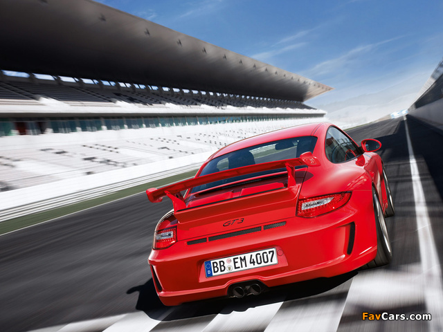 Porsche 911 GT3 (997) 2009–13 wallpapers (640 x 480)