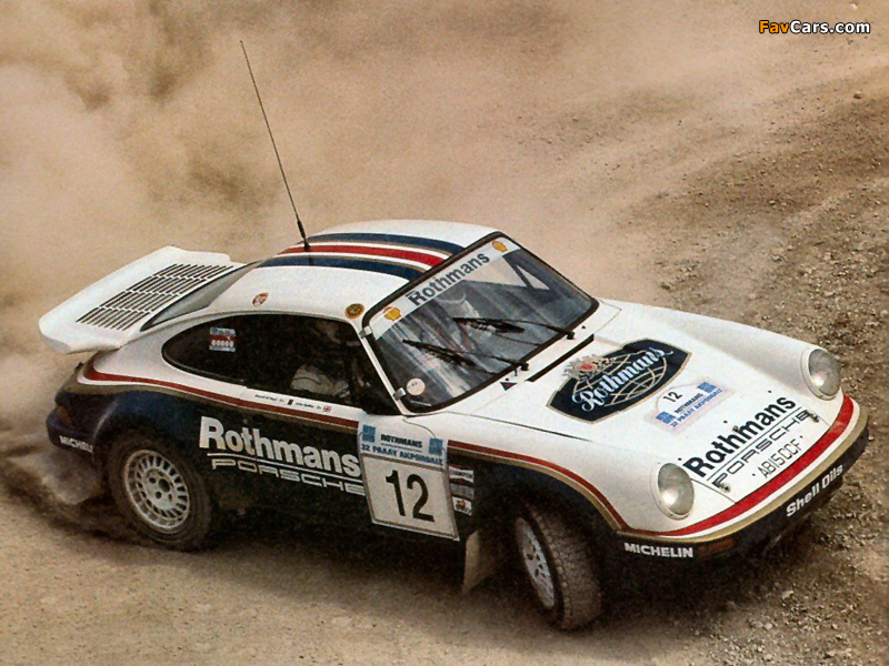 Porsche 911 SC RS Acropolis Rally (954) 1985 wallpapers (800 x 600)