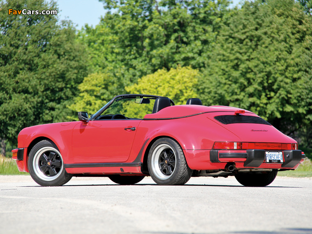 Images of Porsche 911 Carrera Speedster Turbolook (930) 1989 (640 x 480)