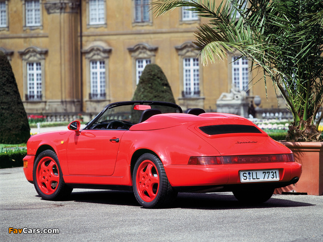 Pictures of Porsche 911 Speedster (964) 1992–94 (640 x 480)