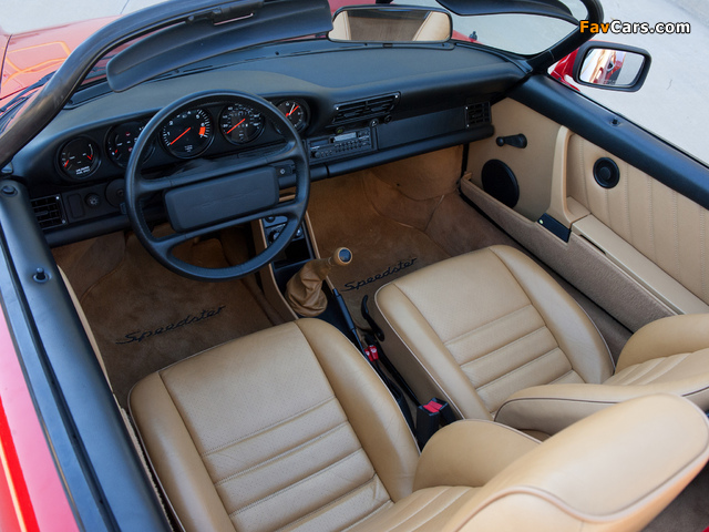 Porsche 911 Carrera Speedster Turbolook (930) 1989 images (640 x 480)