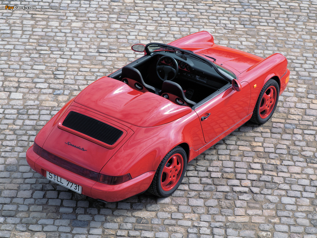 Porsche 911 Speedster (964) 1992–94 wallpapers (1024 x 768)