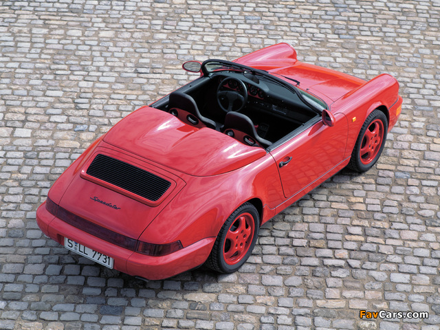 Porsche 911 Speedster (964) 1992–94 wallpapers (640 x 480)