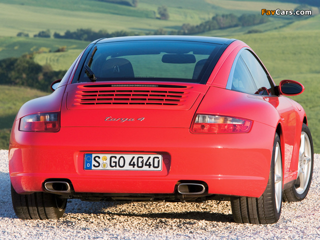 Porsche 911 Targa 4 (997) 2005–08 photos (640 x 480)