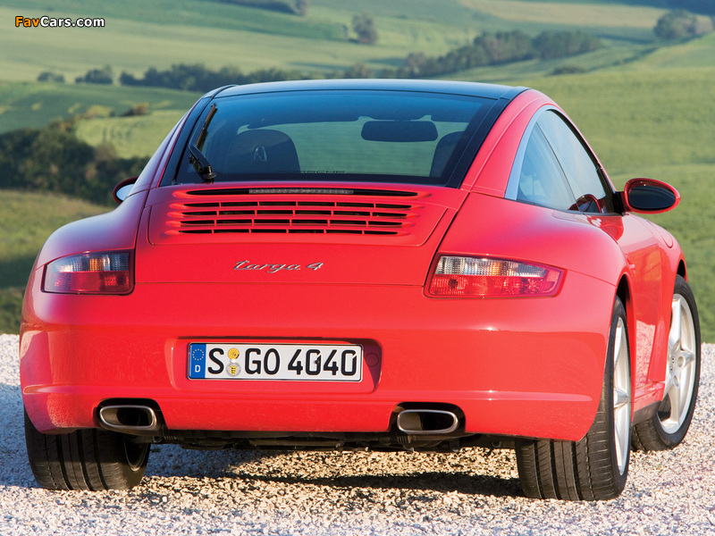 Porsche 911 Targa 4 (997) 2005–08 photos (800 x 600)