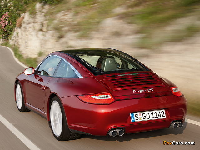 Porsche 911 Targa 4S (997) 2008 pictures (640 x 480)