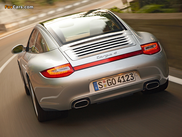 Porsche 911 Targa 4 (997) 2008 wallpapers (640 x 480)