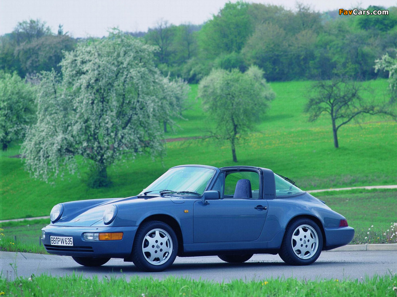 Porsche 911 Carrera 4 Targa (964) 1989–93 wallpapers (800 x 600)