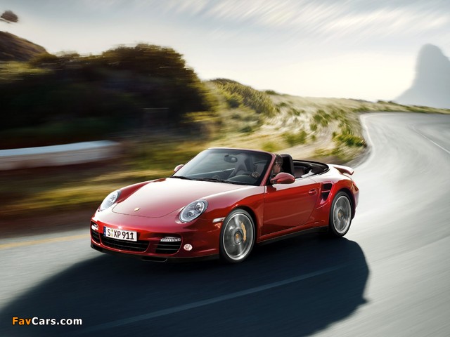 Images of Porsche 911 Turbo Cabriolet (997) 2009 (640 x 480)