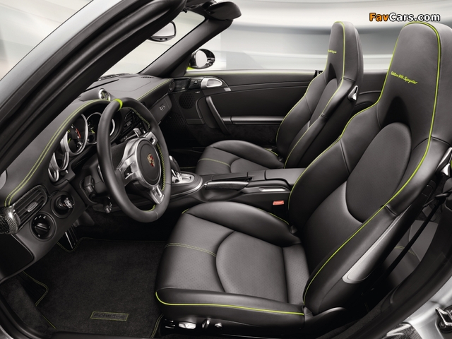 Images of Porsche 911 Turbo S Cabriolet Edition 918 Spyder (997) 2011 (640 x 480)