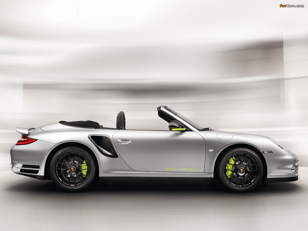 Images of Porsche 911 Turbo S Cabriolet Edition 918 Spyder (997) 2011 (1280 x 960)