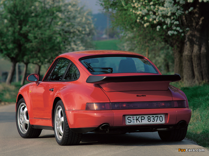 Images of Porsche 911 Turbo 3.3 Coupe (964) 1990–92 (800 x 600)