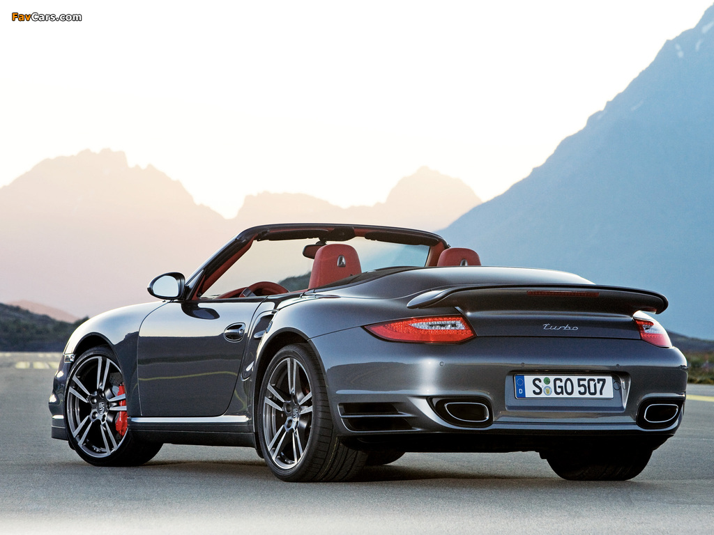 Images of Porsche 911 Turbo Cabriolet (997) 2009 (1024 x 768)