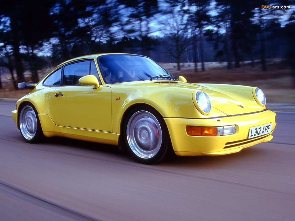 Photos of Porsche 911 Turbo 3.6 Coupe (964) 1992–93 (1024 x 768)