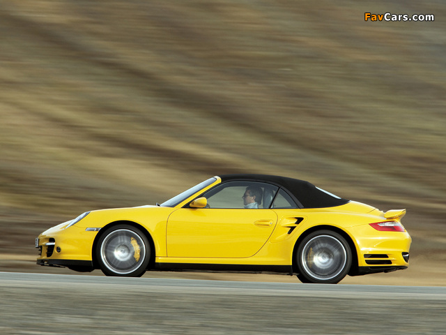 Photos of Porsche 911 Turbo Cabriolet (997) 2007–09 (640 x 480)