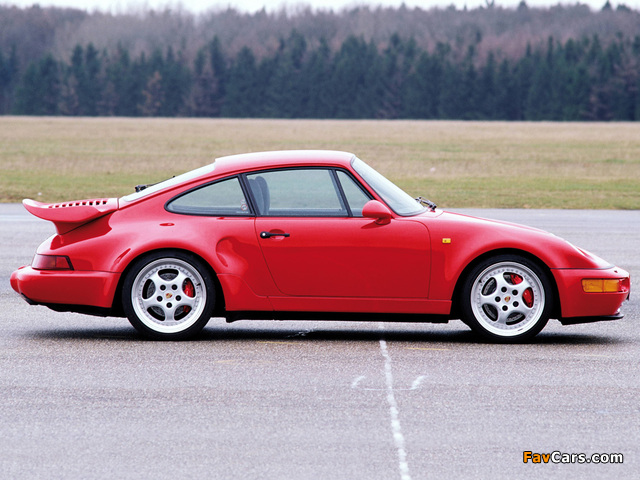 Photos of Porsche 911 Turbo 3.6 Flachbau (964) 1993–94 (640 x 480)