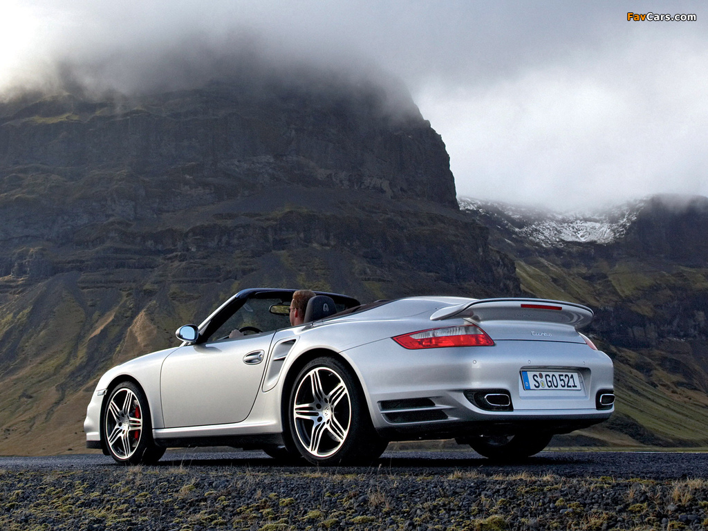 Pictures of Porsche 911 Turbo Cabriolet (997) 2007–09 (1024 x 768)