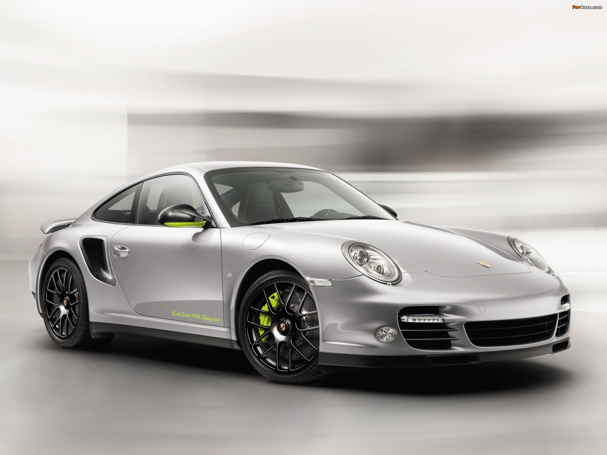 Pictures of Porsche 911 Turbo S Coupe Edition 918 Spyder (997) 2011 (2048 x 1536)
