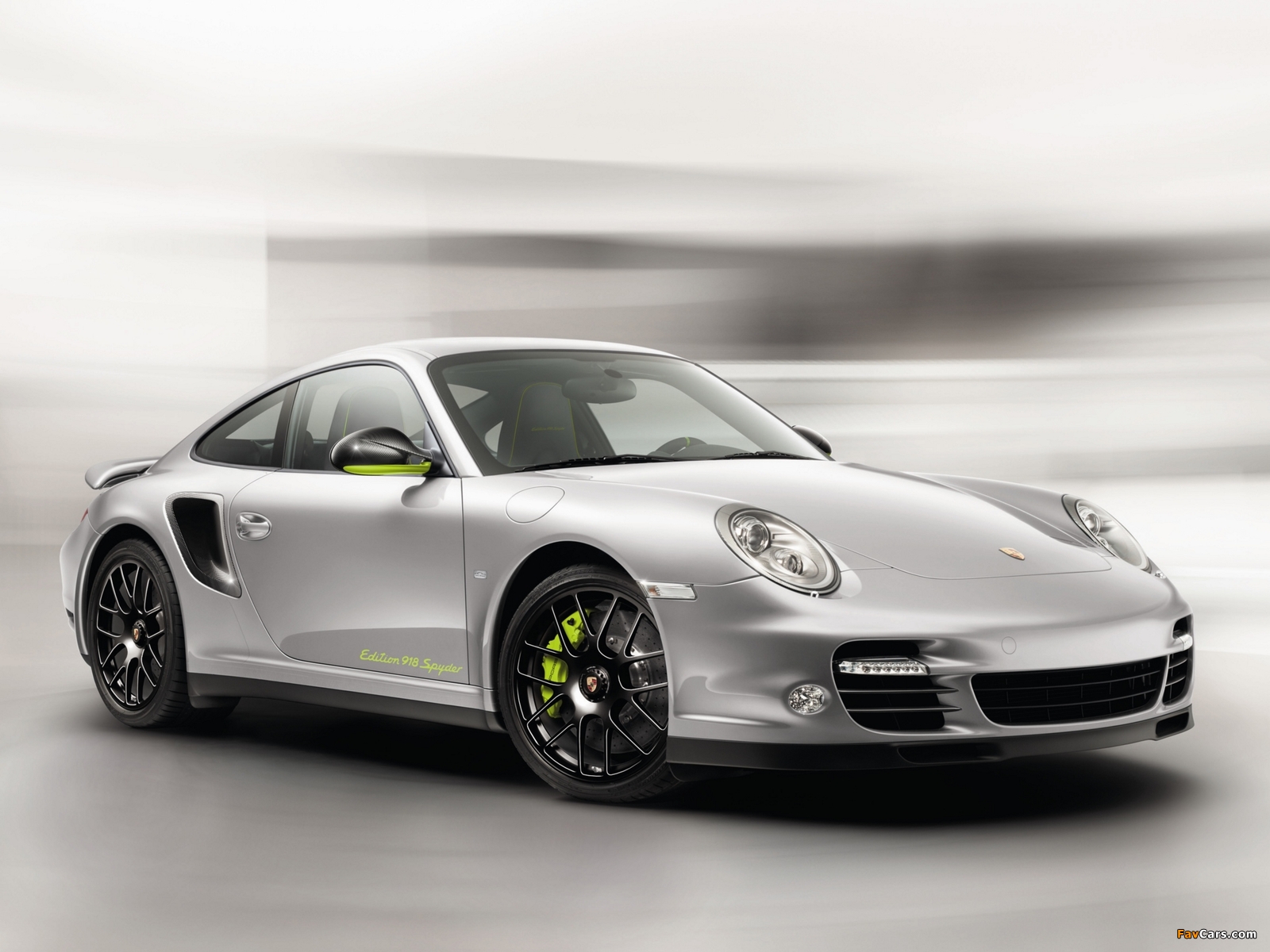 Pictures of Porsche 911 Turbo S Coupe Edition 918 Spyder (997) 2011 (1600 x 1200)