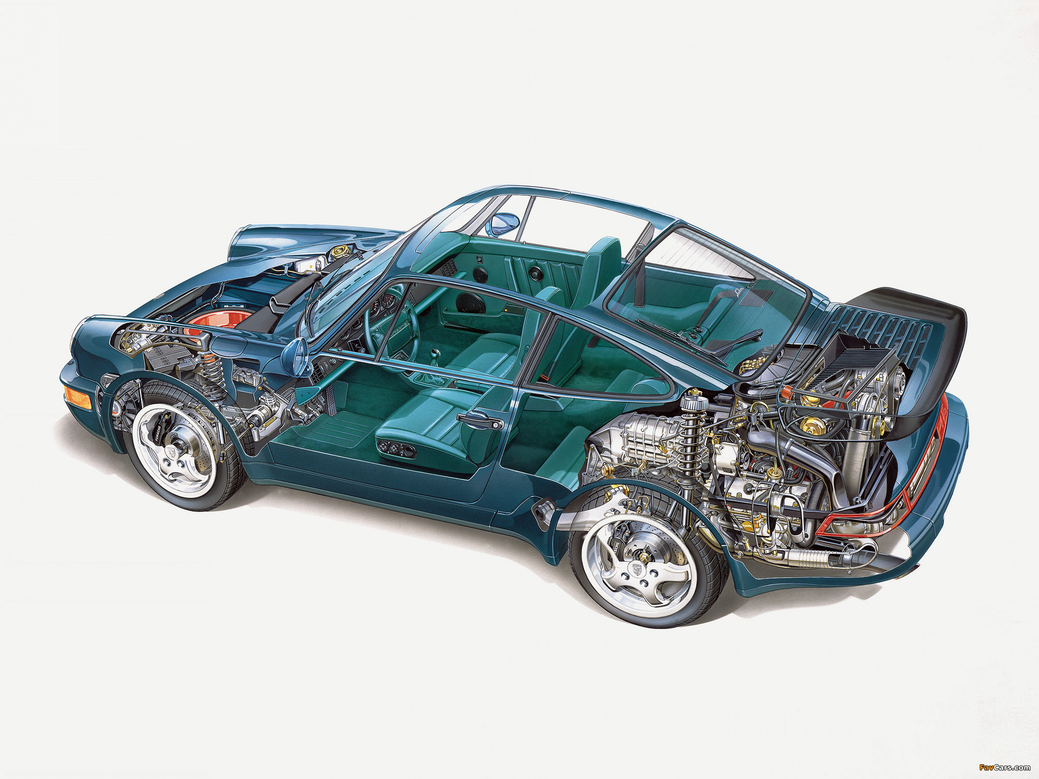 Pictures of Porsche 911 Turbo 3.3 Coupe (964) 1990–92 (2048 x 1536)