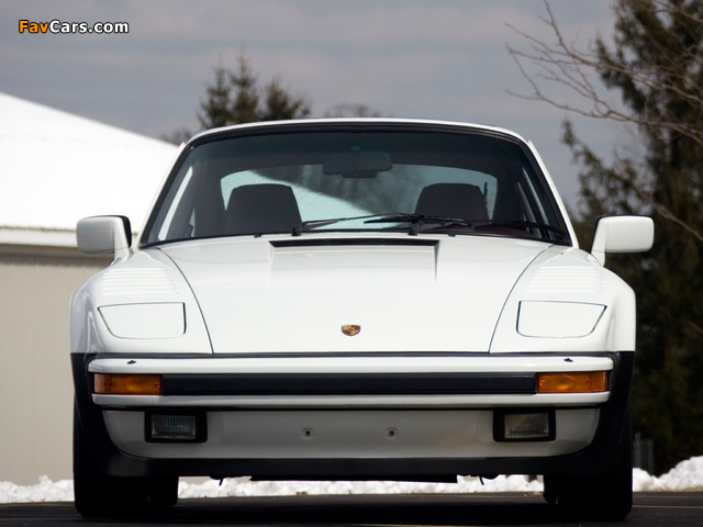 Porsche 911 Turbo 3.3 Flachbau (930) 1986–89 photos (640 x 480)